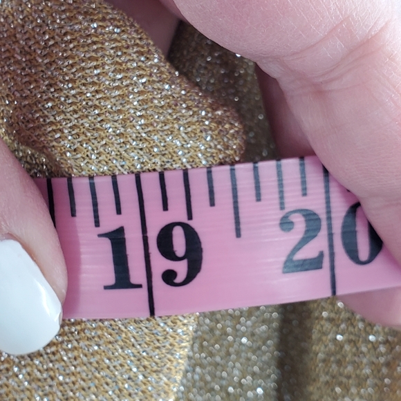 Vintage Marcelle gold dress with sparkles - Picture 14 of 16